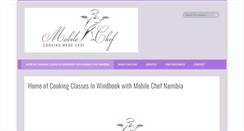 Desktop Screenshot of mobilechefnam.com